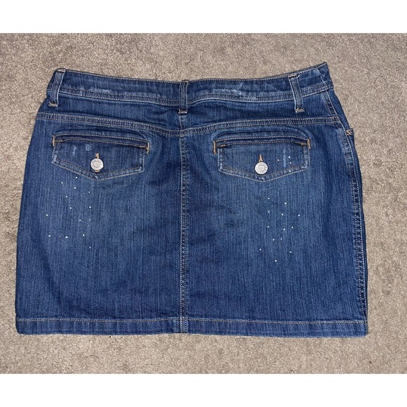 New York & Co. Denim Skirt Size 12 - Picture 2 of 5